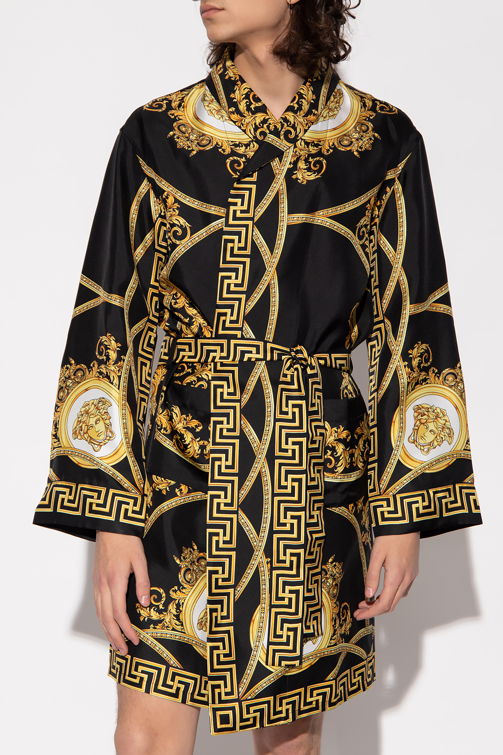 【送料&関税込】Versace Silk Petticoat Silk bathrobe Versace - SchaferandweinerShops MK